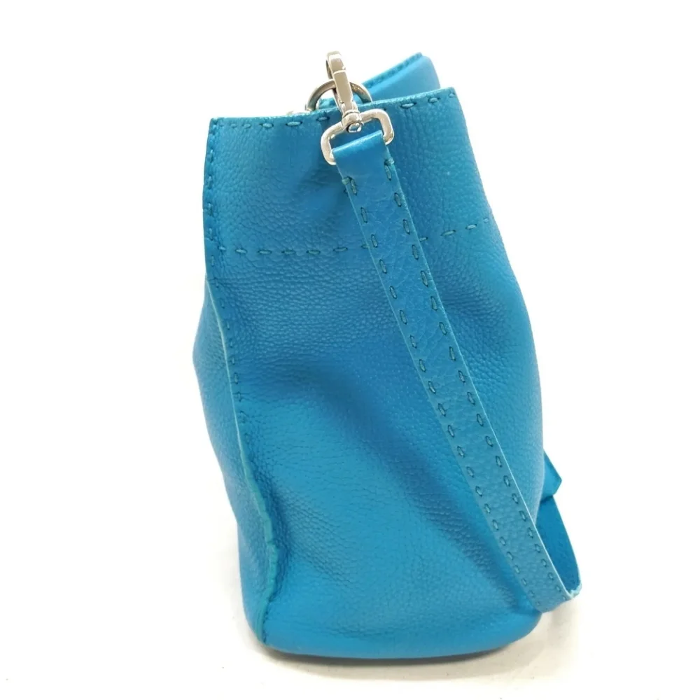 FENDI Selleria Anna Bucket Leather Bag - Picture 5 of 7